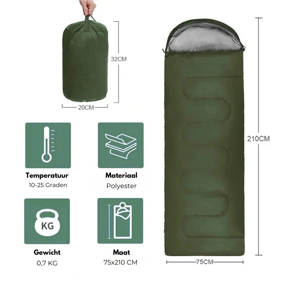 Wärmeisolierter Camping-Schlafsack für Outdoor-Abenteuer