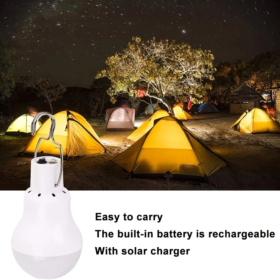 Solarlampe mit Solarpanel – Energiesparende LED Lampe für Innen- und Außenbereich