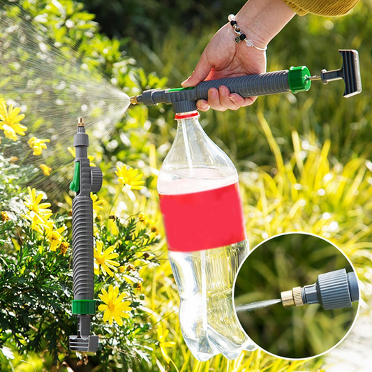 Universelle Flaschen-Gartenspritze mit Hochdruckdüse – Für Pflanzenbewässerung und Reinigung
