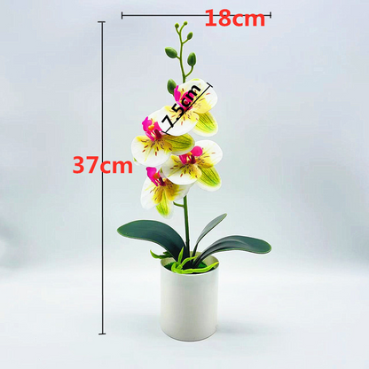Künstliche Orchideenblume – Dekorative Kunstpflanze für Wohnzimmer und Tischdekoration
