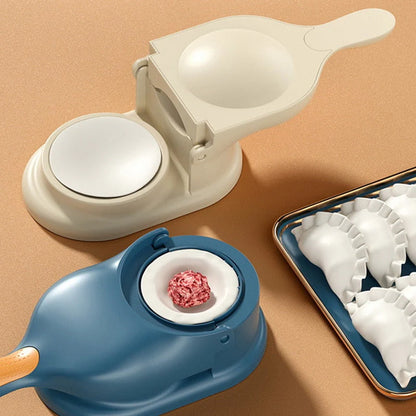 2-in-1 Dumplingmaschine für Teigtaschen und Füllungen