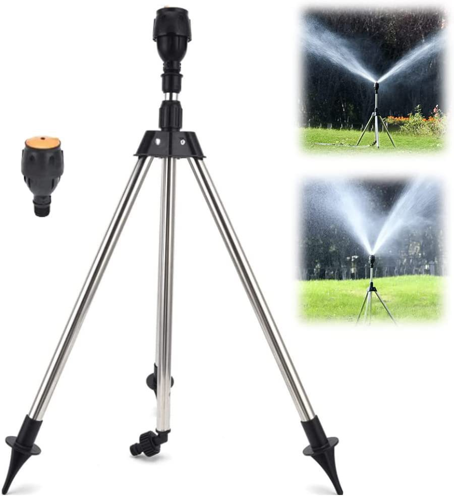 Automatischer Rotierender Gartensprinkler mit Einziehbarem Stativ für den Garten