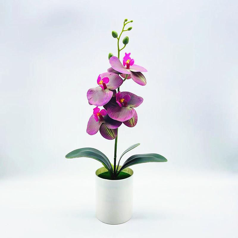Künstliche Orchideenblume – Dekorative Kunstpflanze für Wohnzimmer und Tischdekoration