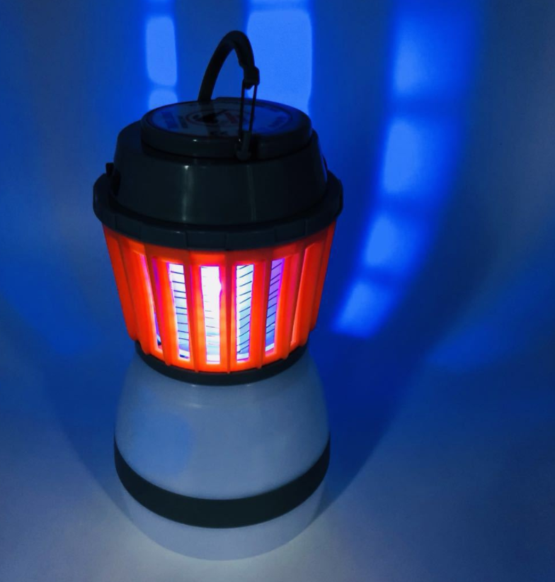Solar LED Mückenlampe mit integrierter Laterne – Effektiver Insektenschutz und Beleuchtung für Garten und Camping