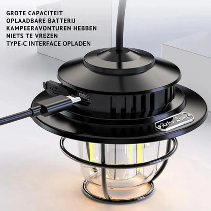 Wiederaufladbare LED-Campinglampe