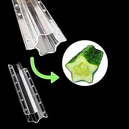 Sternform Gemüseform für Gurken – Kreative Formschiene für Obst und Gemüse