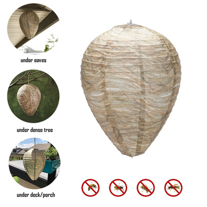 Wespennest Abwehr Lampe – Hängendes Schutznetz gegen Wespen und Insekten