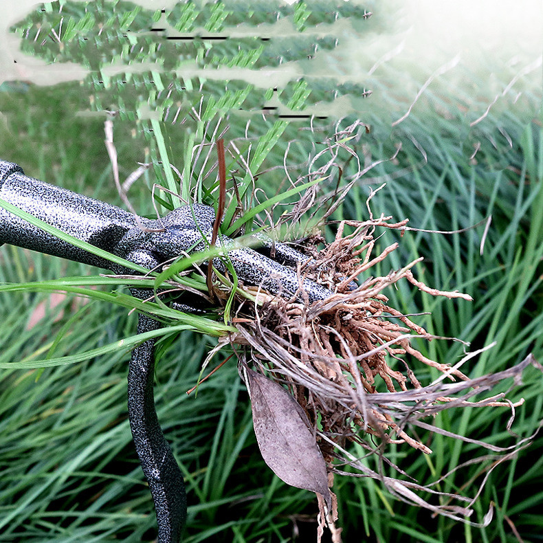 Unkrautzieher mit 4-Krallen-Kopf – Effektives Gartenwerkzeug aus Eisen zur Wurzelentfernung