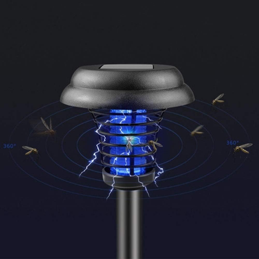 Solar Insektenvernichter mit LED Licht – Wasserdichte Gartenleuchte zur Mückenabwehr