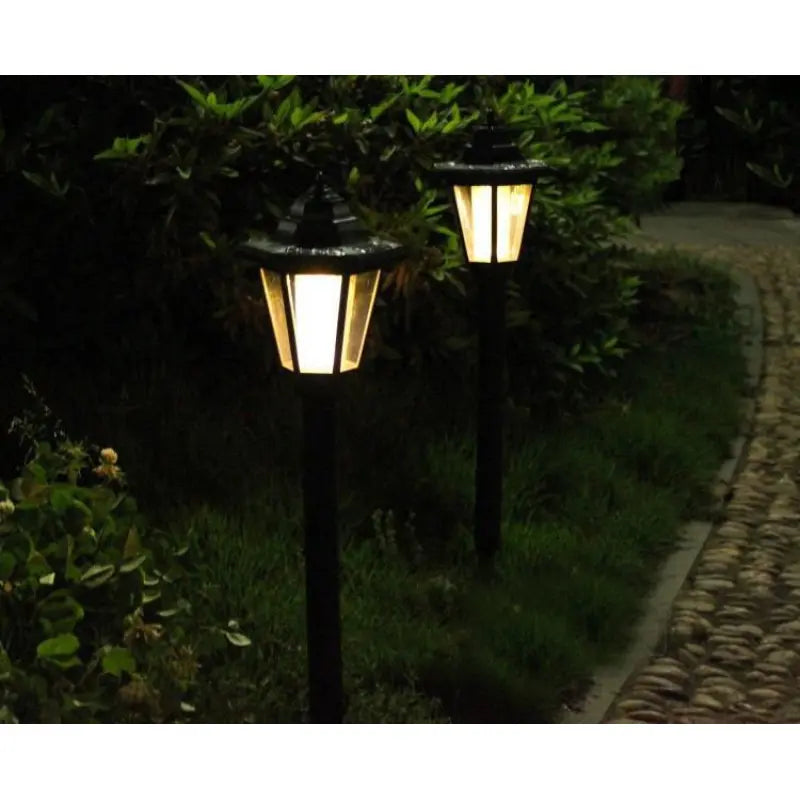 Solar Gartenlaterne mit LED – Außenbeleuchtung für Terrasse & Garten im klassischen Lampen-Design