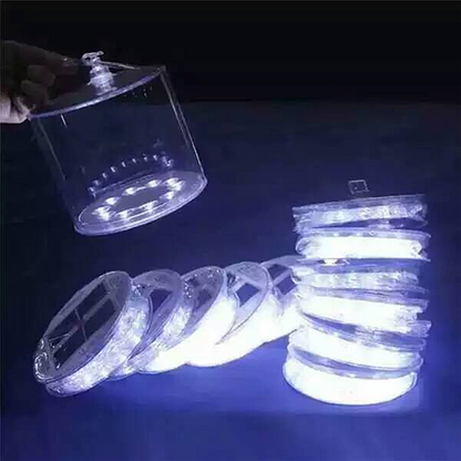 Solarbetriebene Klappbare Gartenlampe – Tragbare LED Außenbeleuchtung für Garten und Hof