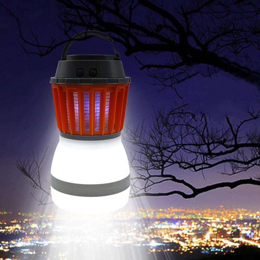 Solar LED Mückenlampe mit integrierter Laterne – Effektiver Insektenschutz und Beleuchtung für Garten und Camping