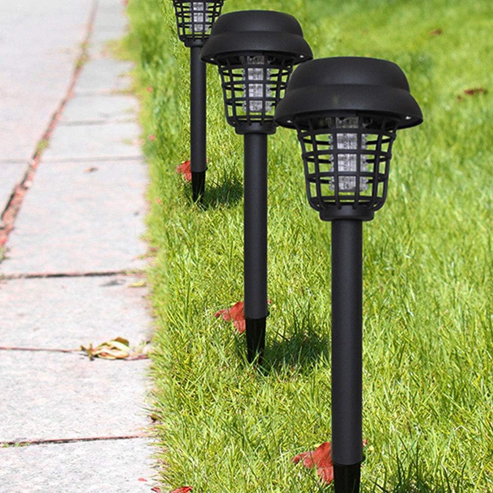 Solar Insektenvernichter mit LED Licht – Wasserdichte Gartenleuchte zur Mückenabwehr