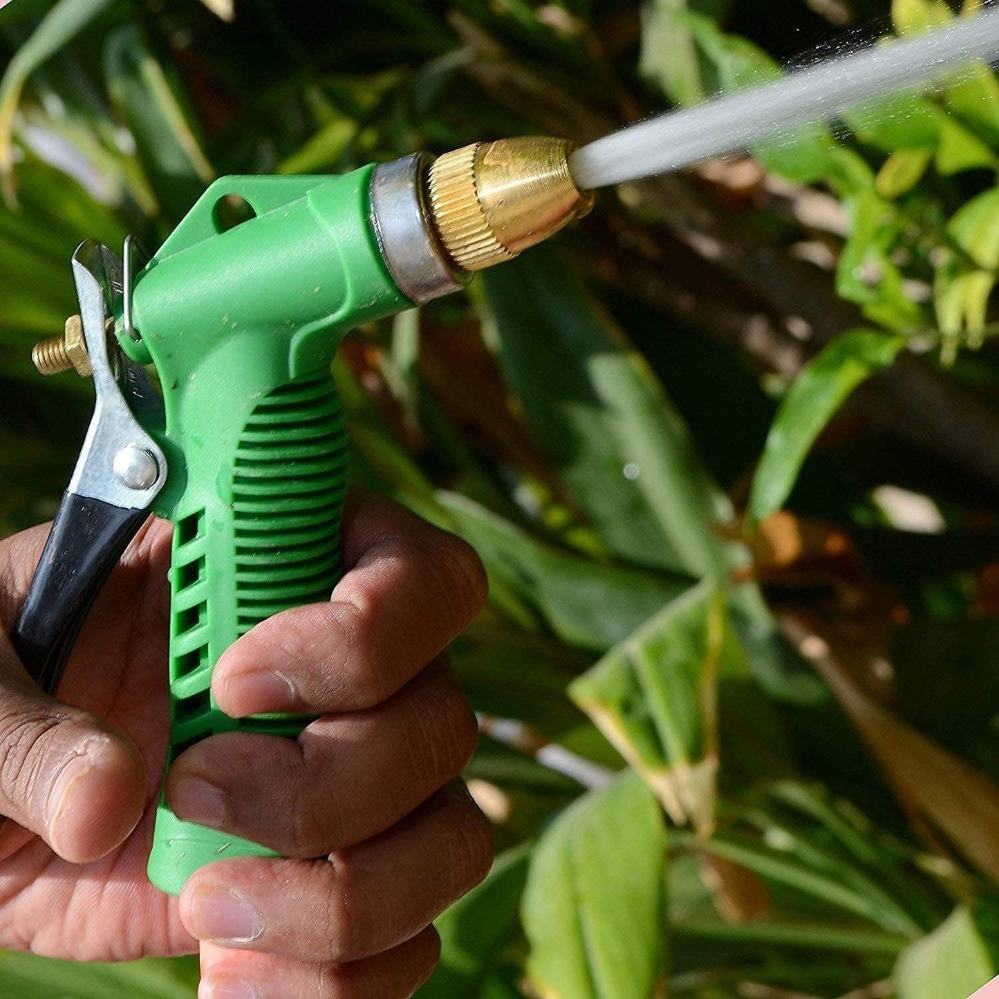Verstellbare Hochdruck-Gartenschlauchpistole mit Kupferkopf