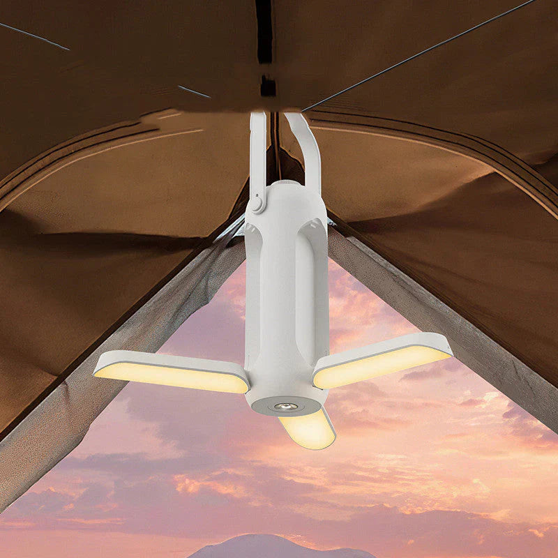 Vielseitige Tragbare Campinglampe mit Flexiblen Armen – Für Zelt und Outdoor