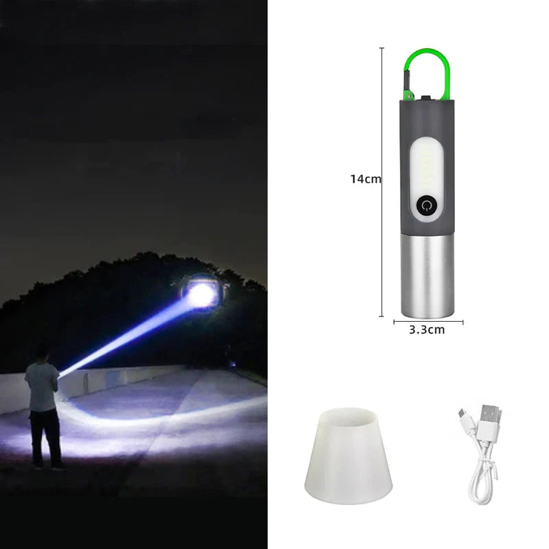 Multifunktionale LED-Taschenlampe