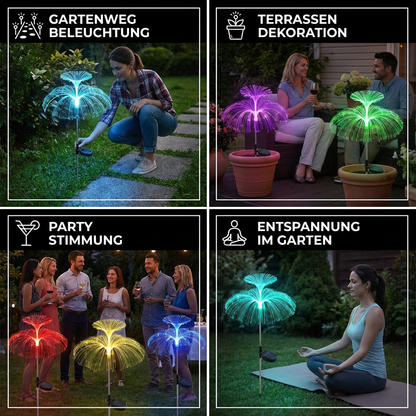 Magische LED Quallenlichter für den Garten – 7 Farbwechsel Outdoor Dekoleuchten