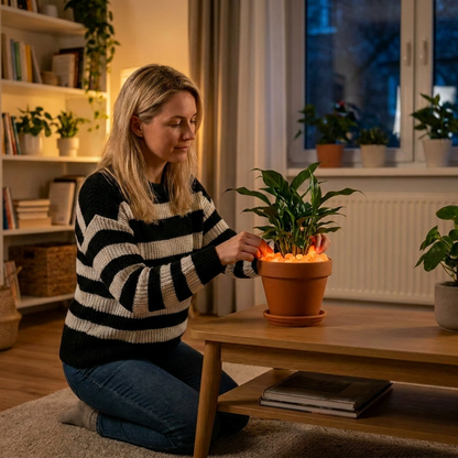 Im Dunkeln leuchtende Zierkiesel