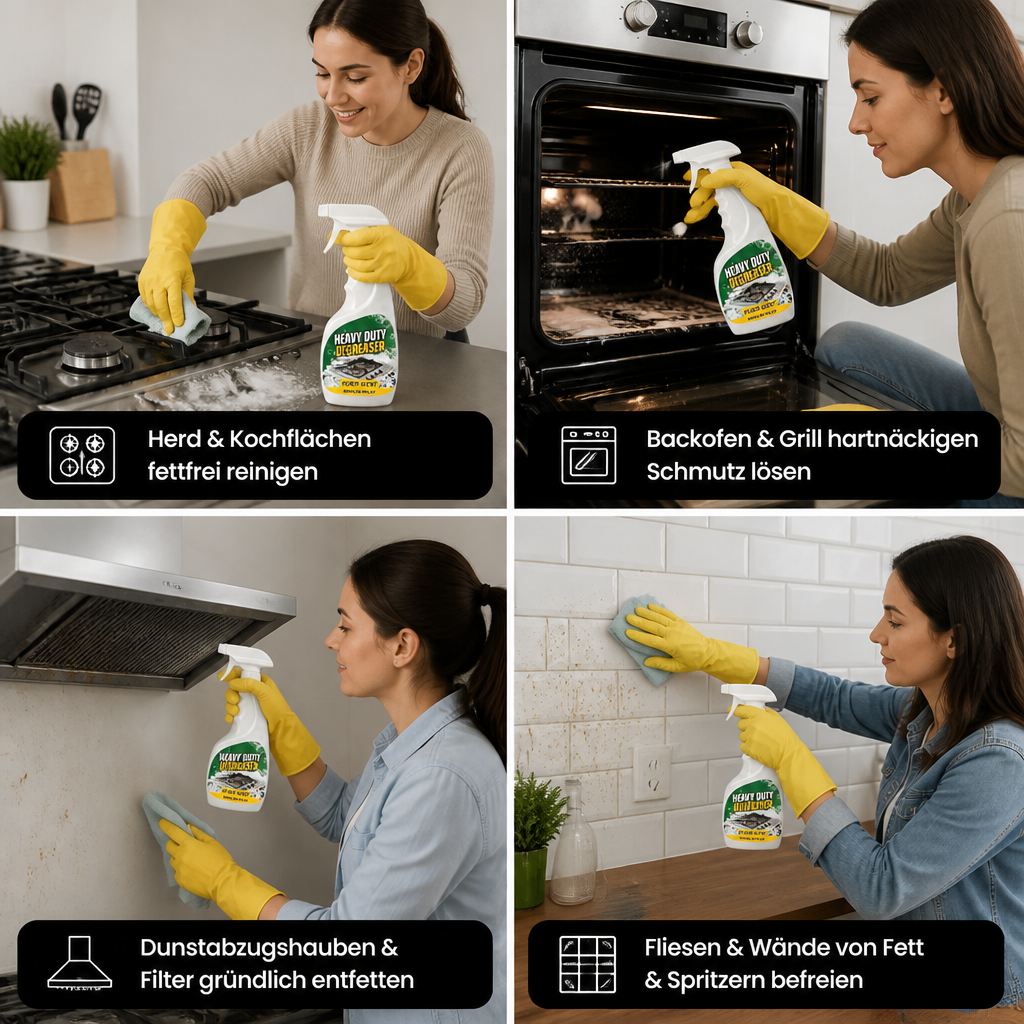 Power Degreaser Kitchen Cleaner – Cuts Through Tough Grease & Oil