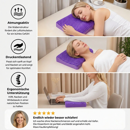 Ergonomisches & Atmungsaktives Luftkissen für erholsamen Schlaf