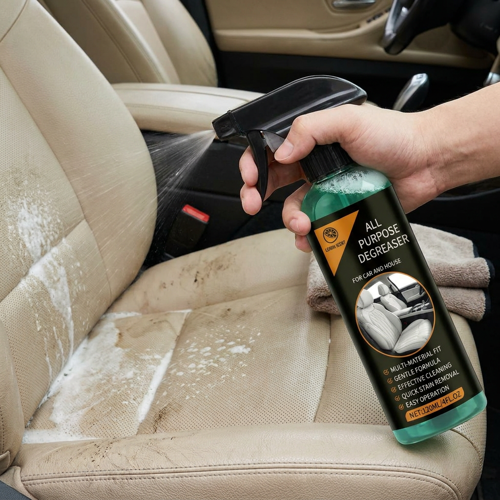 Mehrzweck-Autoreinigungsspray – Kraftvoller Fleckenentferner und ultimative Lösung für die gründliche Reinigung hartnäckiger Verschmutzungen