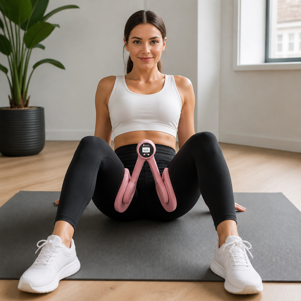 Verstellbarer Oberschenkel- und Gesäßmuskeltrainer – Zusammenklappbares Fitnessgerät mit Widerstand