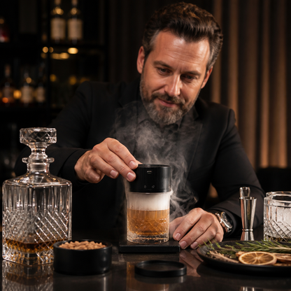 Wiederaufladbares elektrisches Cocktail-Smoker-Set