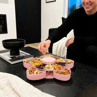 Drehbare Snack-Servierplatte