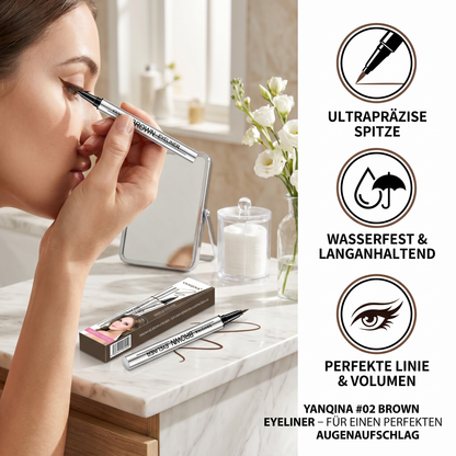 Ultrapräziser, wasserfester Flüssig-Eyeliner-Stift