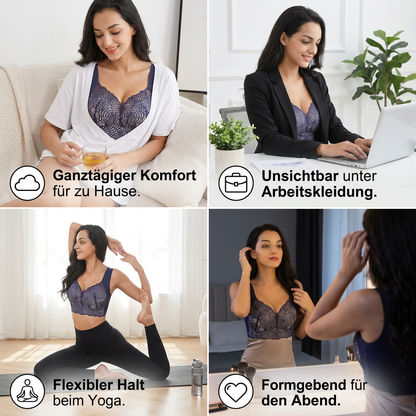 Nahtloser Push-Up Komfort-BH – Drahtlos, atmungsaktiv & formend für natürlichen Halt