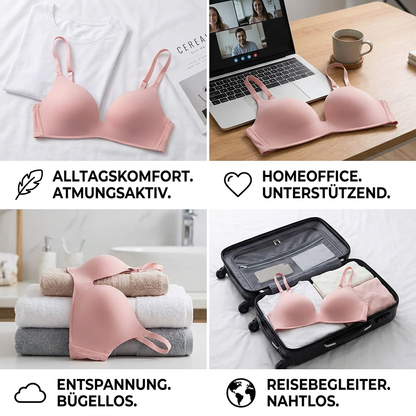Nahtloser Push-up-BH – bügellos, atmungsaktiv und stützend mit Triangel-Cups