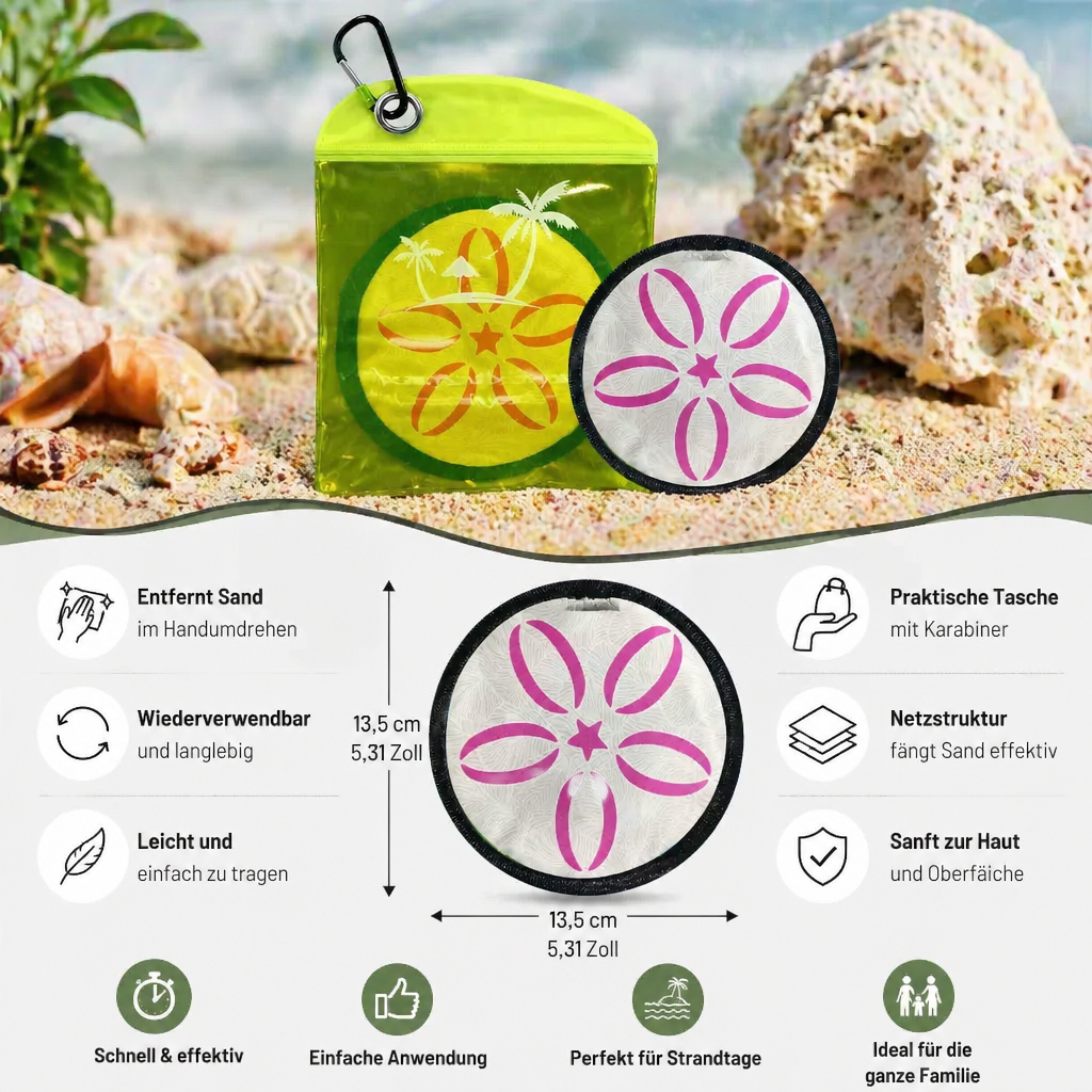 Strand-Sandreiniger – praktischer Helfer zur schnellen Entfernung von Sand für Strand-Aktivitäten