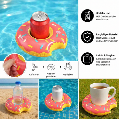 Schwimmende Getränkehalter – Praktische Untersetzer für Pool & Strand