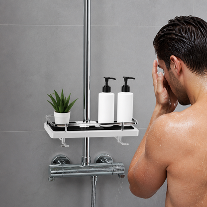 Duschstange mit Ablage für das Badezimmer