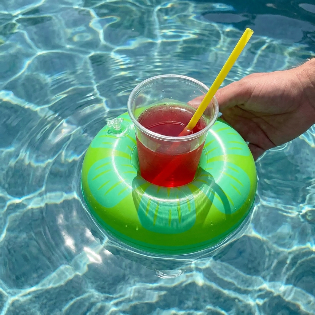 Schwimmende Getränkehalter – Praktische Untersetzer für Pool & Strand