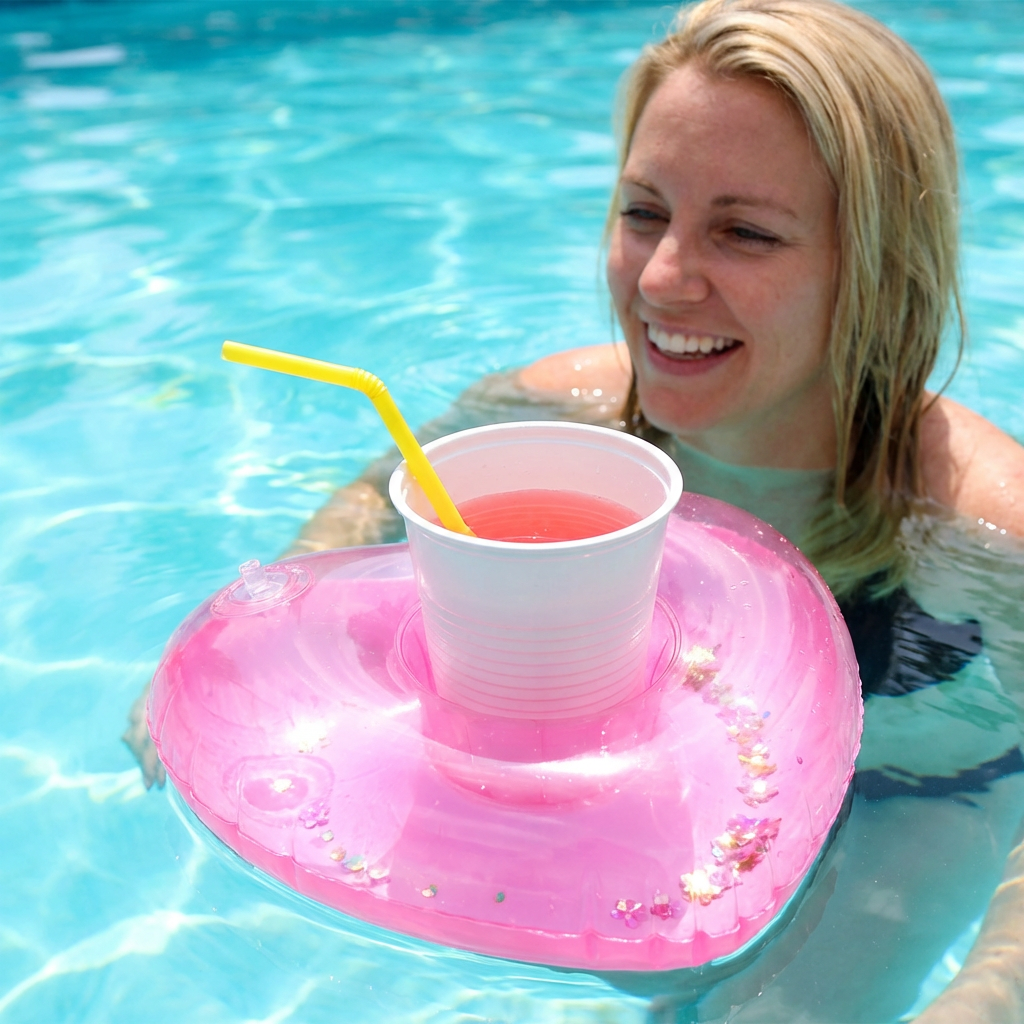 Schwimmende Getränkehalter – Praktische Untersetzer für Pool & Strand