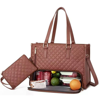 All in One Frauen Handtasche mit Integriertem Kühlfach