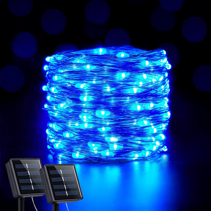 Wasserfeste Lichterkette mit Solarenergie