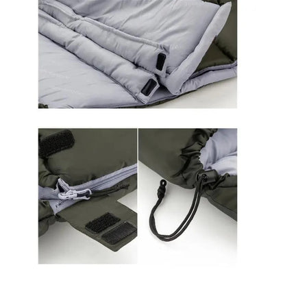 Wärmeisolierter Schlafsack für Camping – Ultraleichter Outdoor-Schlafsack für kalte Nächte