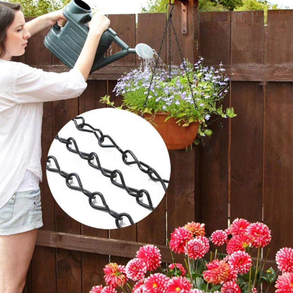 Stabile Pflanzenaufhänger mit Ketten – Robuste Aufhängung für Blumentöpfe und Gartenpflanzen