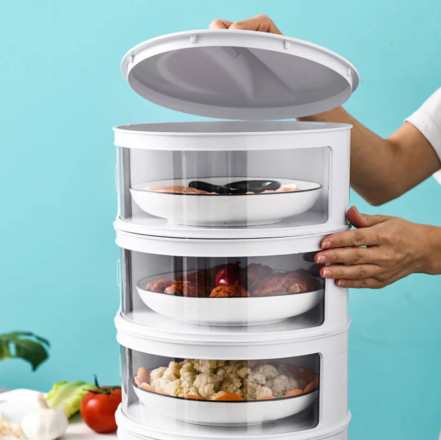 Stapelbare Multifunktionale Aufbewahrungsdose Für Essen – Platzsparendes Und Praktisches Food Storage System