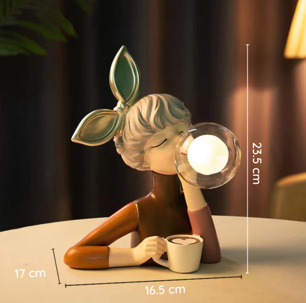 Kreative Kaugummi Blasen Lampe