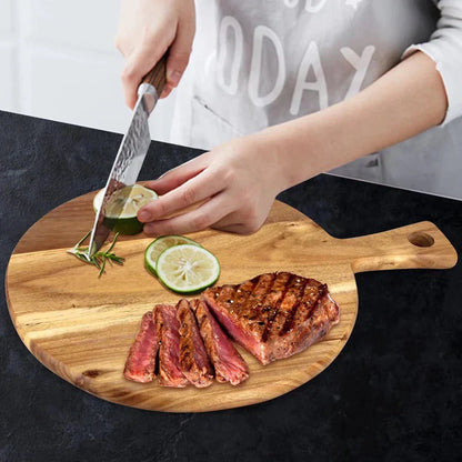 Acacia-Holz Pizzaschaufel und Servierbrett mit Griff
