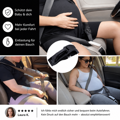 Bauchstützgurt für Schwangere im Auto – Verstellbare & bequeme Unterstützung für den Babybauch