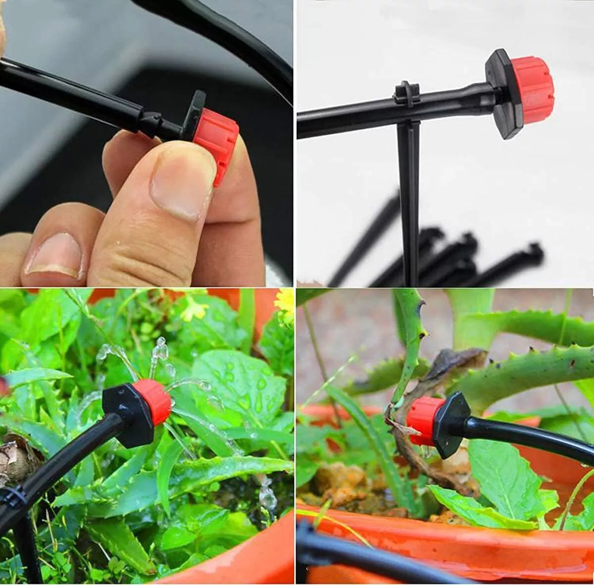 Automatisches Tropfbewässerungssystem für Pflanzen – Komplettes Set für Garten und Balkon
