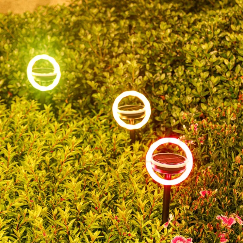 Solar Gartenleuchten mit Farbwechsel – LED Bodenspots für Außenbereich und Garten