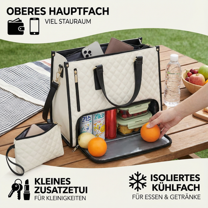 All in One Frauen Handtasche mit Integriertem Kühlfach