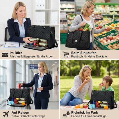 All in One Frauen Handtasche mit Integriertem Kühlfach