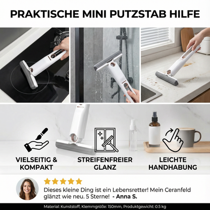 Praktische Mini Putzstab Hilfe