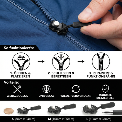 Reißverschluss Reperatur Kit 6er Pack
